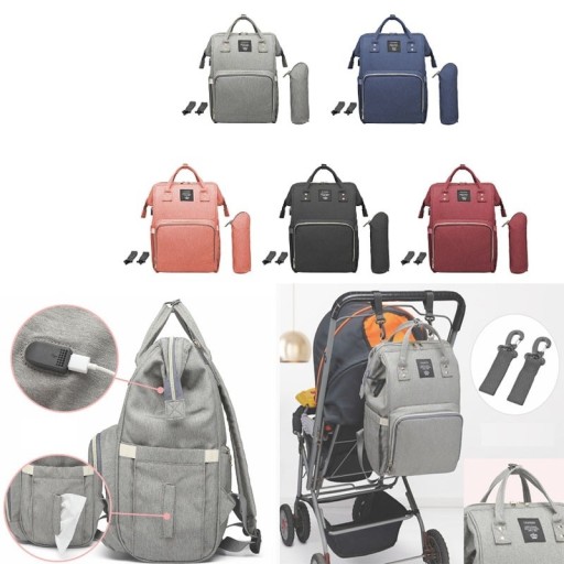 Sac à langer avec port USB