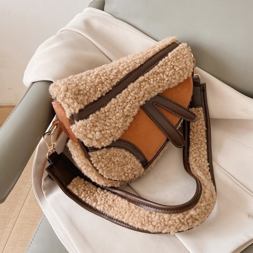 Sac à main en fourrure pour femmes