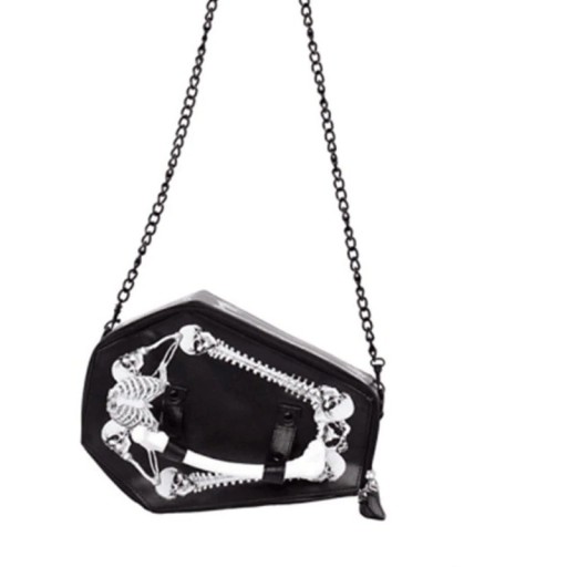 Sac à main femme cercueil