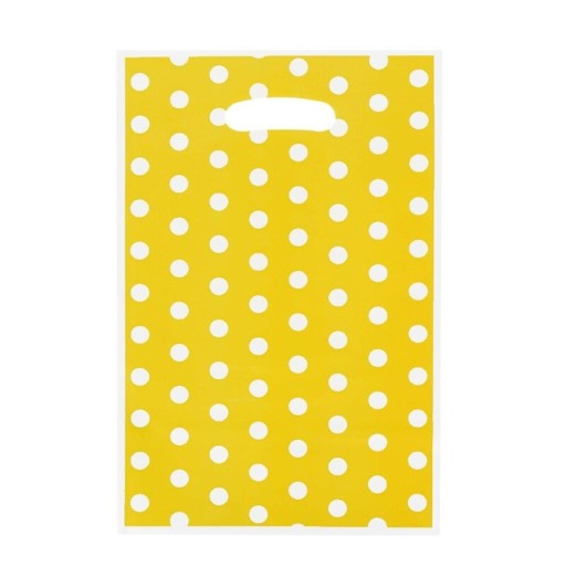 Sac cadeau à pois 10 pcs