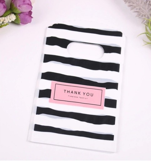 Sac cadeau avec inscription 50 pcs
