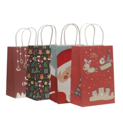 Sac cadeau de Noël 10 pcs