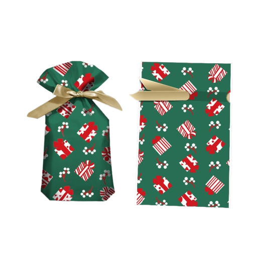 Sac cadeau de Noël 12 x 17,7 cm