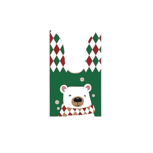 Sac cadeau de Noël 23 x 14 cm 10 pcs