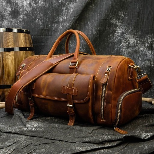Sac de voyage en cuir pour homme T476