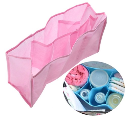 Sac en tissu organisé pour les mamans