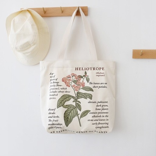 Sac en toile pour femmes herbes