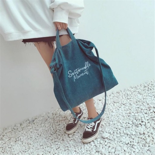 Sac en velours côtelé pour femmes M1620