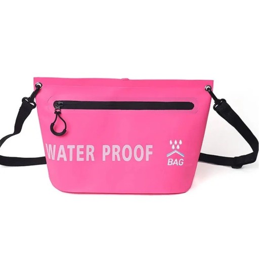 Sac étanche sec 5l 26x20x11 cm TPU et PVC Sac de voyage à laver IPX4 pour rafting kayak trekking natation canoë et sports nautiques