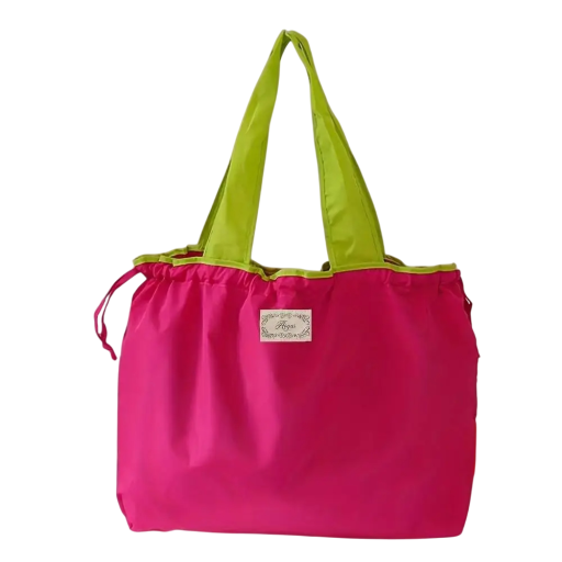 Sac shopping pliable en tissu Oxford imperméable 47 x 35 cm Sac bandoulière coloré avec grande capacité et fermeture magnétique