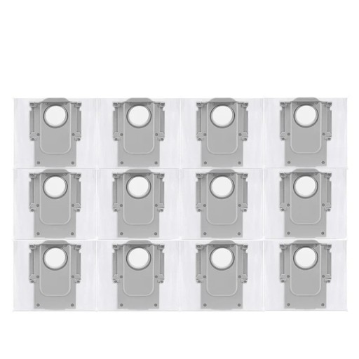 Sacchetti per polvere per aspirapolvere robotico 12 pz 218 x 120 mm sacchetti resistenti multilayer per Roborock Q Revo MaxV Q Revo S e Q Revo Pro