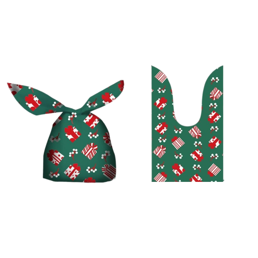 Sacchetto regalo di Natale 23 x 13,5 cm 10 pz