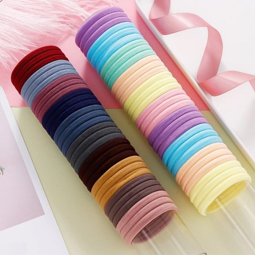 Sachet de élastiques à cheveux - 100 pcs