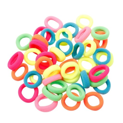 Sachet de élastiques à cheveux - 100 pcs