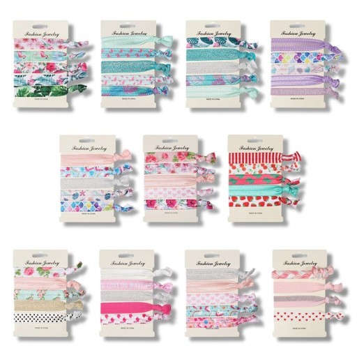 Sachet de élastiques à cheveux - 5 pcs