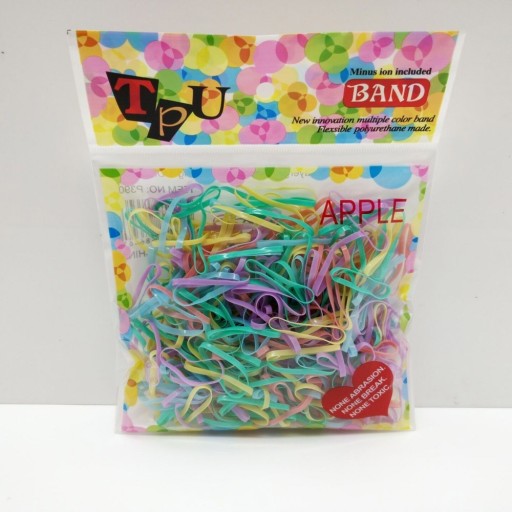 Sachet de gumières pour cheveux - 300 pcs