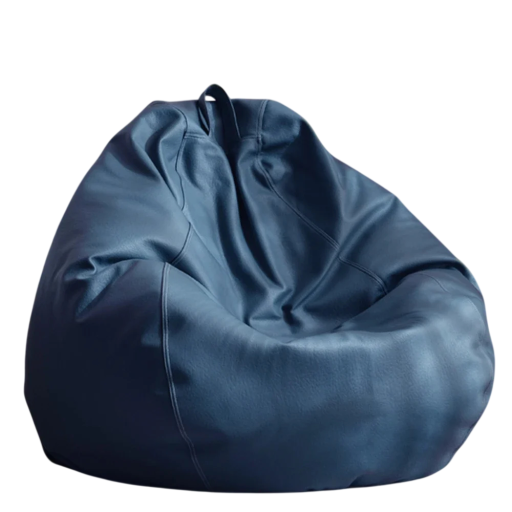Saco de assento sem enchimento em pele sintética 700 l altura 135 cm extra grande espaçoso design