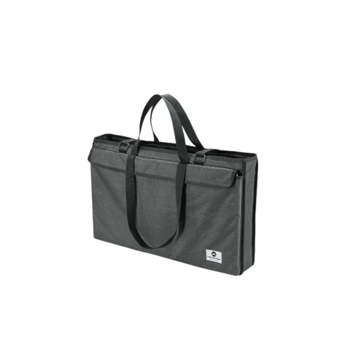 Saco multifuncional dobrável 40x12x64 cm Saco de compras cinza Saco de ombro portátil Saco de armazenamento Saco de viagem Grande capacidade