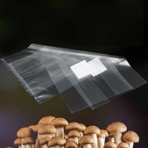 Saco para cultivo de cogumelos com filtro