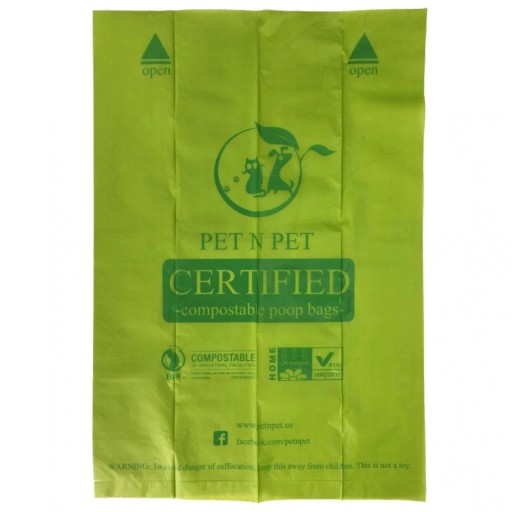 Sacs écologiques pour excréments de chien 16 rouleaux