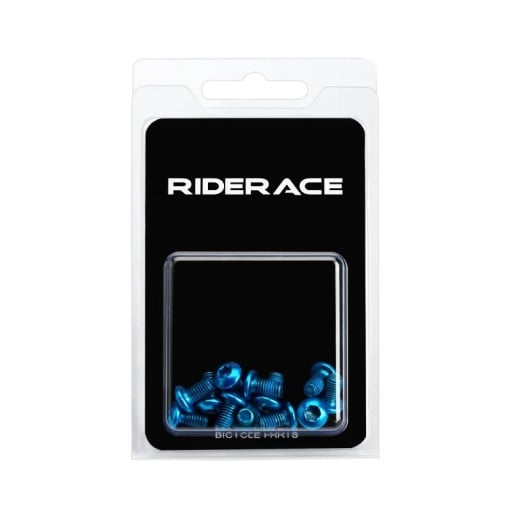 Sada 12 ks skrutiek M5x10 mm titánové skrutky pre pevné uchytenie komponentov a modernizáciu bicykla a príslušenstva