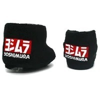 Sada 2 ks univerzálních návleků na nádržku brzdové kapaliny černé froté bavlna ochrana proti úniku kapaliny a UV záření Yoshimura