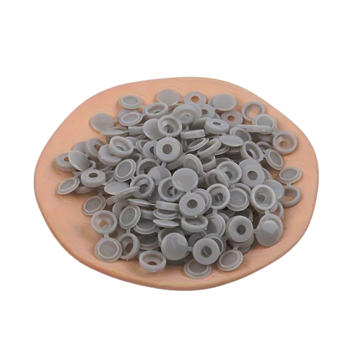 Sada 50 ks plastových krytek na šrouby pro průměr 4–5 mm ochranné záslepky hlavy šroubů pro nábytek a montáž