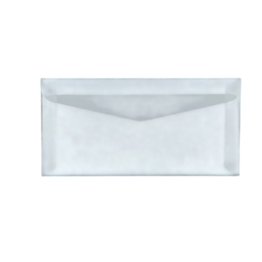 Sada 50 ks priehľadných obálok 22 x 11 cm polopriehľadný papier samolepiaca klopa obálky na priania pozvánky
