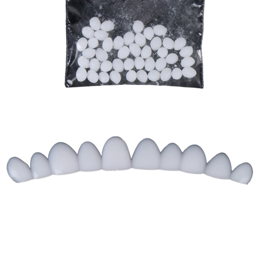 Sada na vytvoření náhradních zubů bílá barva