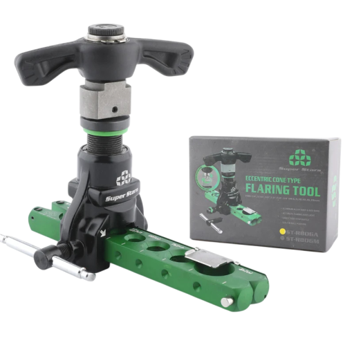 Sada rozšiřovače trubek ST-R806A ruční kuželový nástroj 6–19 mm hliníková slitina zeleno černá pro měděné trubky instalace