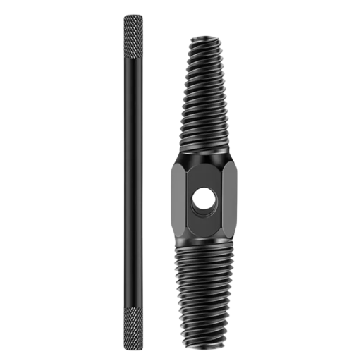 Sada vytahováku zlomených šroubů dvojitý klíč 100 mm ocelový nástroj pro demontáž poškozených šroubů a ventilů potrubí