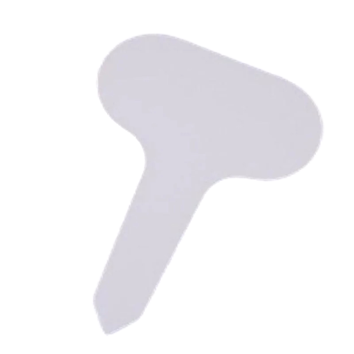 Sæt med 100 farverige plastikplantemærker 7 cm PVC jordmarkører havenavnemærker til grøntsager og blomster