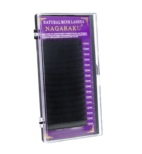 Sæt med kunstige volumenvipper D 0,10 mm Sæt med 6 æsker i forskellige længder til eyelash extensions 6 æsker med individuelle kunstige vipper med længderne 9 mm 10 mm 11 mm 12 mm 13 mm 14 mm