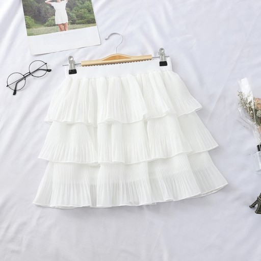 Saia mini feminina com volantes