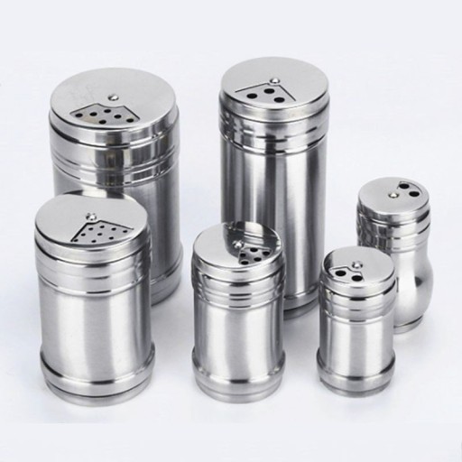 Salière en acier inoxydable