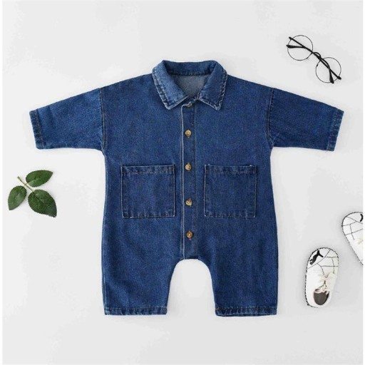Salopeta din denim pentru copii T2743