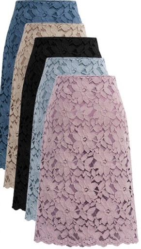 Salsa de mulher com renda floral