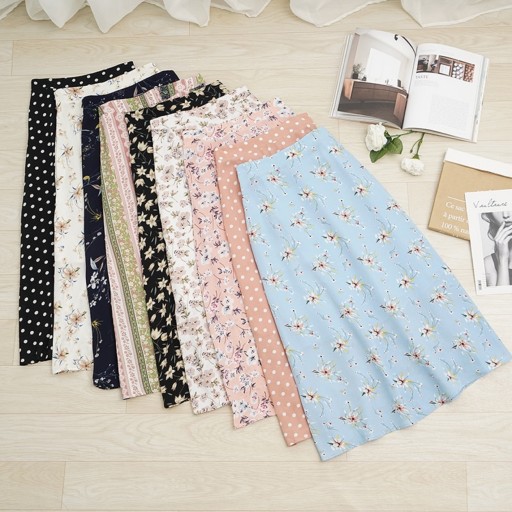 Salsa longa feminina com padrão G37