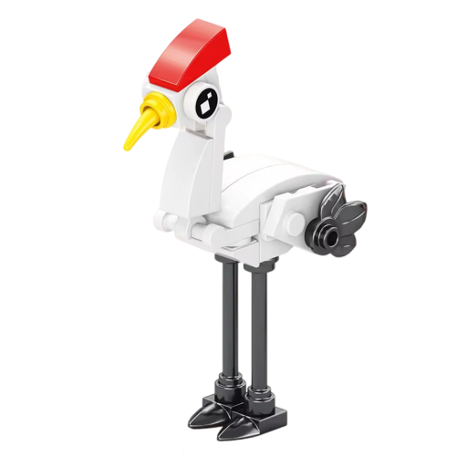 Samling 30 stk 5.5 x 3.7 x 9 cm Mikro byggeklodser Krane Mini konstruktør af insekter og dyr Kreativ 3D børnebygge sæt til sammensætning