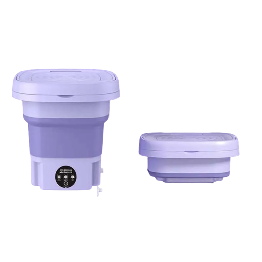 Sammenklappelig mini-vaskemaskine