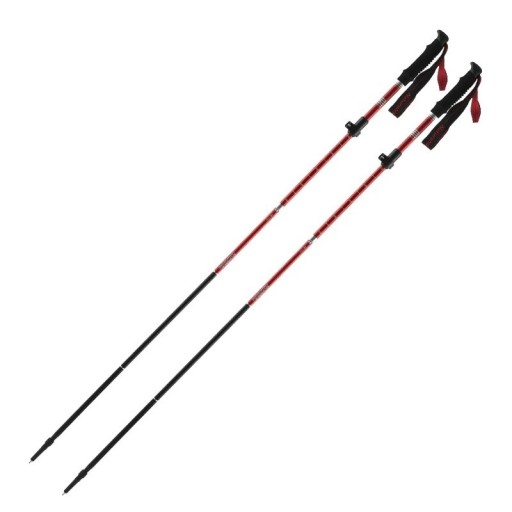 Sammenklappelige vandrestave 115 - 135 cm 2 stk.