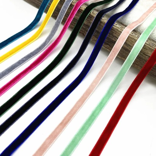 Sammetsband 25 mm 4,6 m Dekorationsband för presenter Blomarrangemang Dekorativt textilband för kreativt skapande Sömnad och dekoration