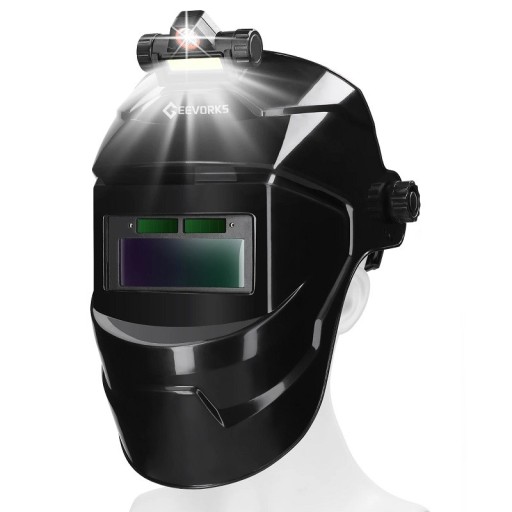 Samozatmievacia zváračská helma pre oblúkové zváranie Helma na zváranie s automatickým stmavovaním Maska na zváranie so svietidlom Odolná zváracia maska do 300°C