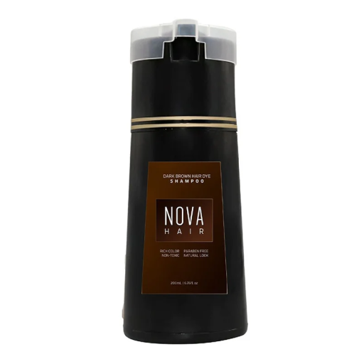 Șampon natural pentru vopsirea părului 200 ml Pentru bărbați și femei Aplicare rapidă Acoperire fire albe Fără substanțe chimice Hidratare Hrănire Strălucire