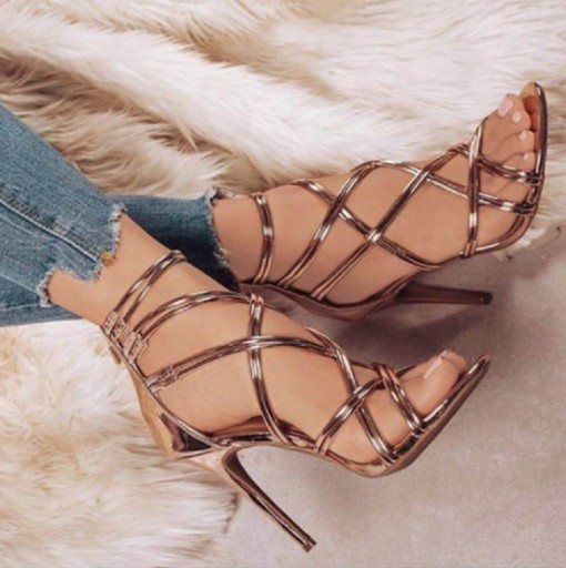 Sandales pour femmes à talons hauts