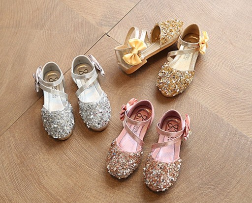 Sandales pour filles avec nœud