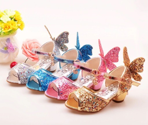 Sandali da ragazza con tacco