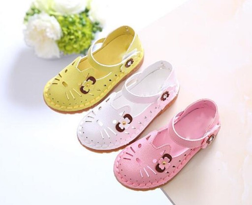 Σανδάλια κοριτσιών με γάτα