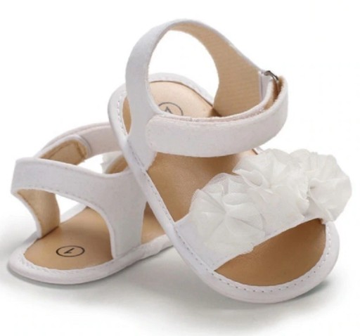 Sandalias de niña con flores A332