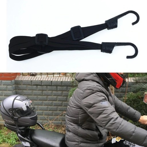 Sangle en caoutchouc pour fixer un casque